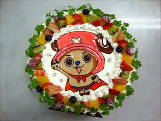 キャラクターケーキ チョッパー 誕生日や結婚祝い等のお祝い用デコレーションケーキのご紹介