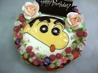 クレヨンしんちゃん 誕生日や結婚祝い等のお祝い用デコレーションケーキのご紹介